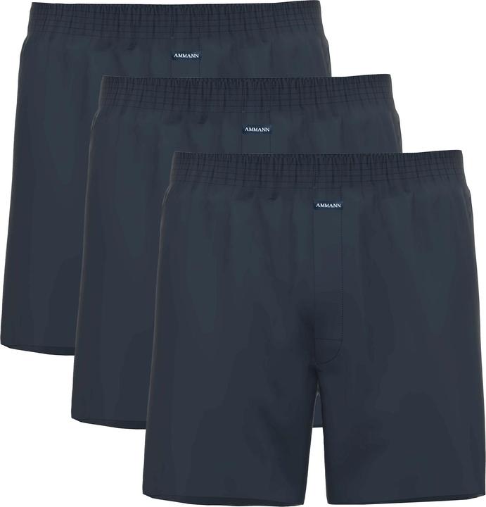 Produktbild Ammann Boxershort Casual Bequem sitzend Basic Cotton Boxer Short 3P (XL, 3er Pack)