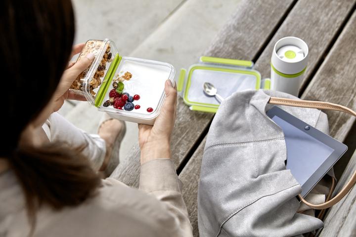 Produktbild Tefal K31008, Lunch container, Adult, Green, Transparent, Square, Germany, 0.85 L