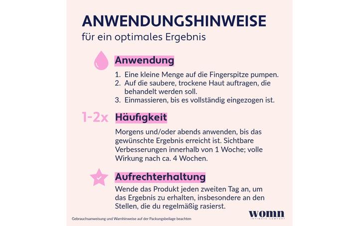 Etichetta energetica womn Siero contro i peli incarniti 50 ml (50 ml, 1 x, 95 g)