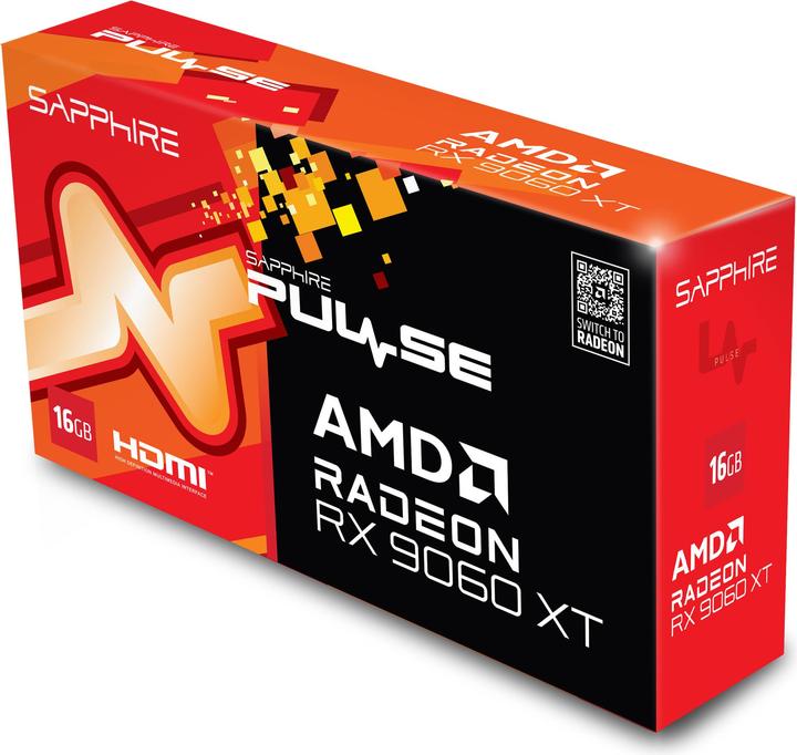 Productafbeelding Sapphire Pulse Radeon RX 9060 XT (16 GB)