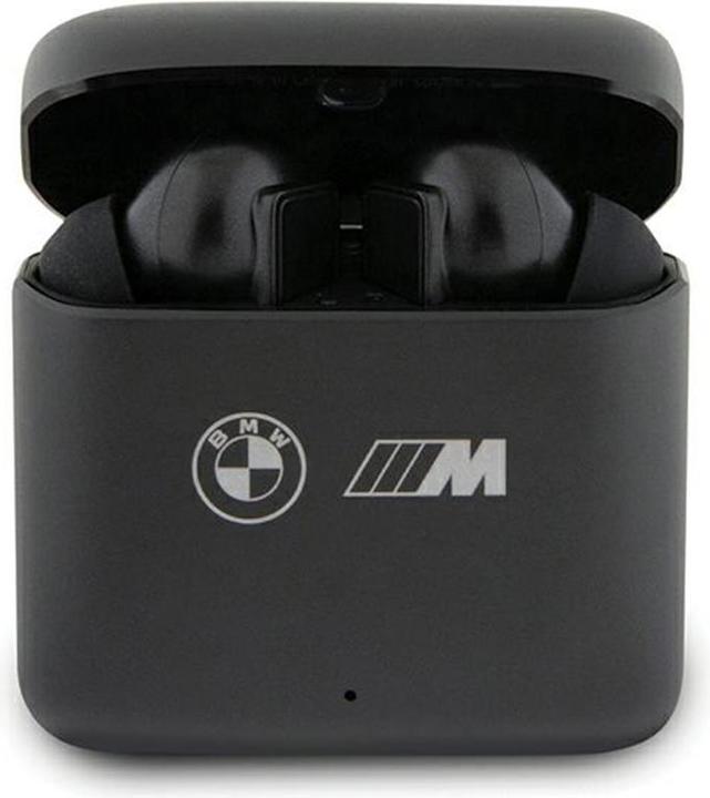BMW słuchawki Bluetooth BMWSES20MAMK TWS + stacja dokująca czarny/black M Collection (4 h, Wireless)