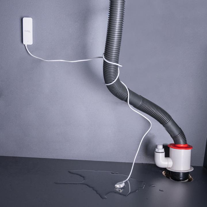Produktbild Casativo 2er-Set WLAN-Wassermelder mit externem Sensor, App-Steuerung