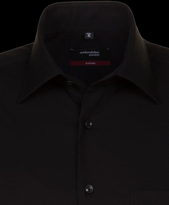 Immagine prodotto Seidensticker Camicia 1/2 Regular Kent non stirata nera (3XL)
