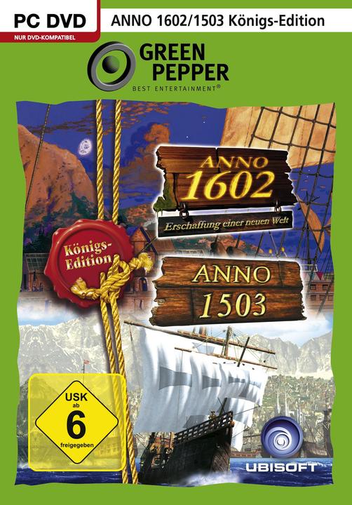 Actual product image Ubisoft Green Pepper: Anno 1503 + Anno 1602 King Edition (PC, DE)