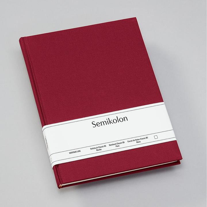 Produktbild Semikolon Classic (B5, Blanko, Harter Einband)
