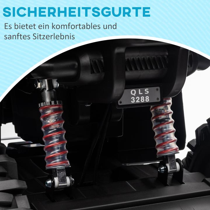 Produktbild Homcom Kinder Elektrofahrzeug Metall, Kunststoff Grün (12 V)