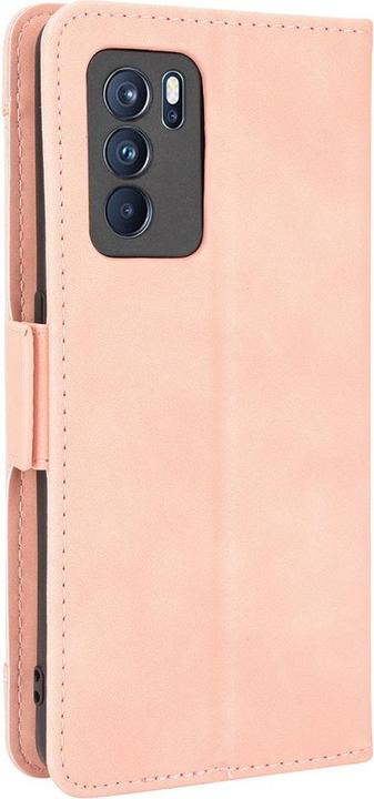 Actual product image Cover-Discount OPPO Reno6 Pro - Case with many card slots pink (Oppo Reno 6 Pro 5G)