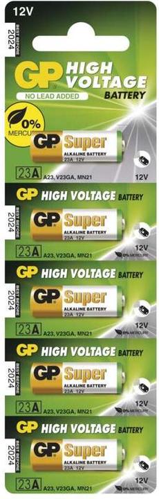 Actual product image GP Batteries Super Alkaline (5 pcs., A23, 55 mAh)