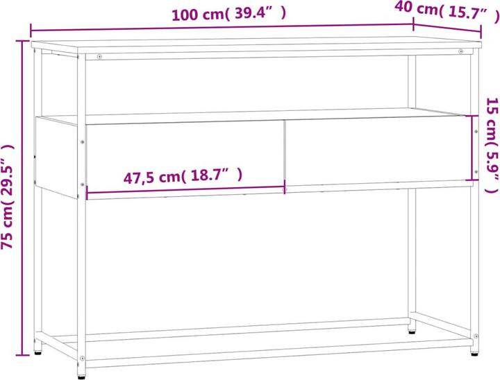 Image du produit VidaXL Gina (100 x 40 x 75 cm)