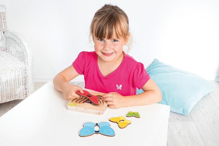 Actual product image Beleduc Layer Puzzle Little Butterfly (4 pieces)
