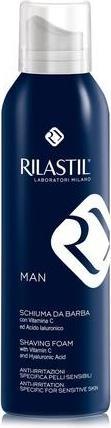 Actual product image Rilastil Man Shaving Cream for Sensitive Skin 200ml (200 ml, Shaving gel)