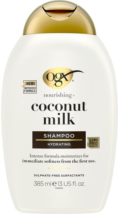 Ogx ORGANIX Kokosnussmilch Shampoo 385ml (385 ml, Flüssiges Shampoo)