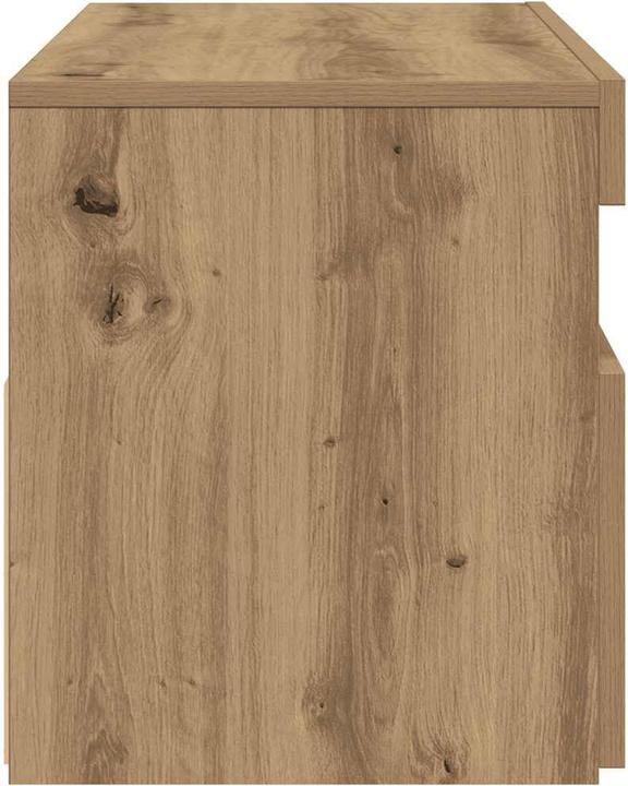 Actual product image VidaXL TV Schrank Lowboard Fernsehschrank Fernsehtisch mit LED Artisan-Eiche (90 x 35 x 40 cm)