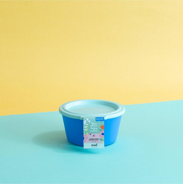 Actual product image Koziol Schale Nora Box 14.7 cm, 1 Stück, Strong Blue/Sweet Green (14.70 cm, 0.70 l, 1 x)