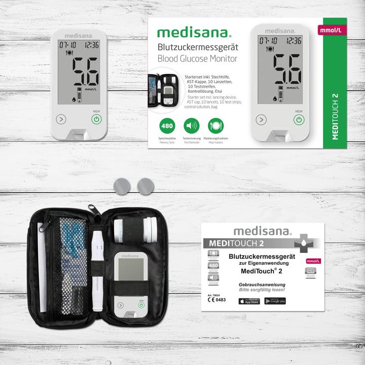 Image du produit Medisana MediTouch 2 mg/dL (Glucomètre)