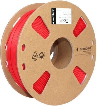 Produktbild Gembird DP-PLA1.75-02-R Polyacticsäure (PLA) Rot 600 g (PLA, 1.75 mm, 1062 g, Rot)