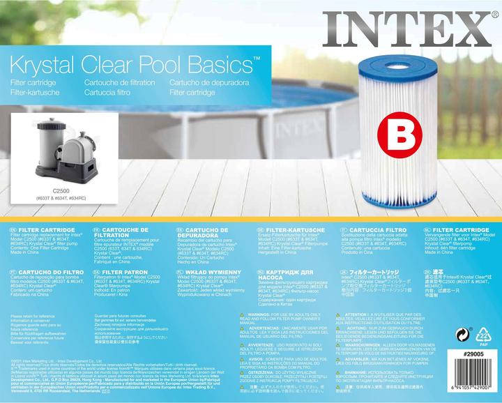 Actual product image Intex Type B
