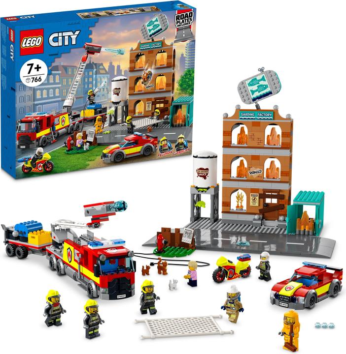 Produktbild LEGO Feuerwehreinsatz mit Löschtruppe (60321, LEGO City)