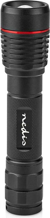 Actual product image Nedis LED torch, full metal housing, IPX7, 200 metre light range (3.40 cm, 1000 lm)