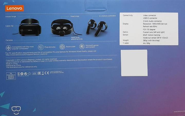 Actual product image Lenovo Explorer