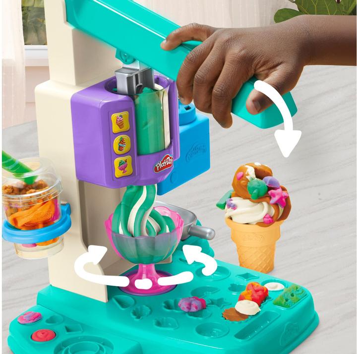 Actual product image Play-Doh Colourful Rainbow Ice Cream Maker