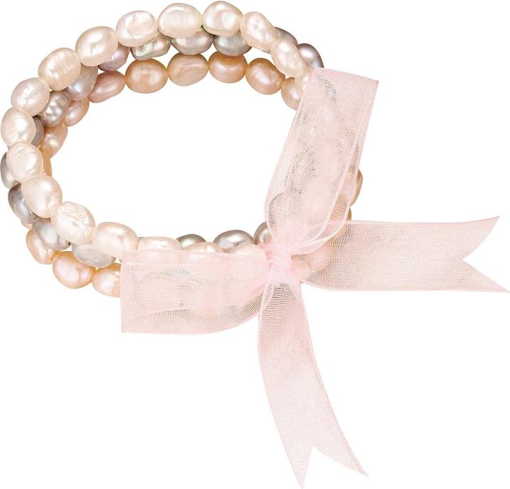 Valero Pearls Damen Süsswasser-Zuchtperle 19,0 cm - 33970 (19 cm, Organza)
