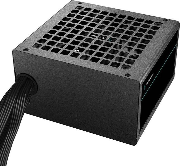 Actual product image Deepcool PF600 power supply unit 20+4 pin ATX ATX Black (600 W)