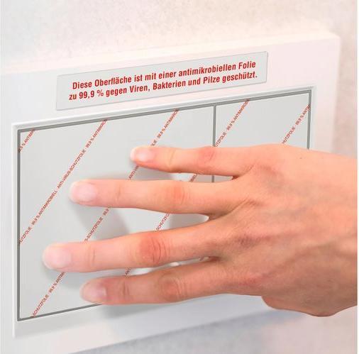 Actual product image Avery AVZ L8013-10 Antimicrobial labels 105x148mm transparent