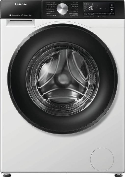 Hisense WD3S8043BW3 Lave-linge séchant posable 8Kg