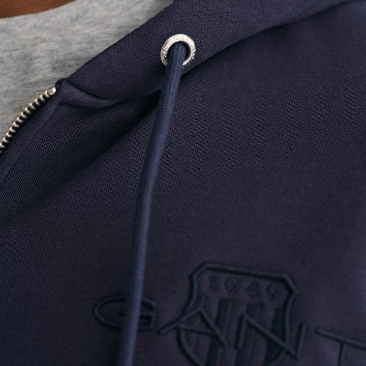 Image du produit GANT Regular Tonal Shield Full Zip Hoodie (M)
