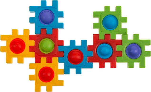 Produktbild Out of the blue Ootb - Fidget Bausteine, ca. 4 cm, 12er Set
