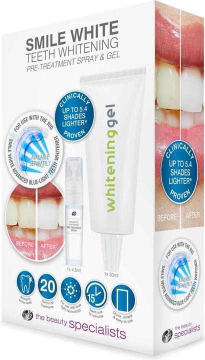 Rio Smile White Vorbehandlungsspray und Whitening-Gel (30 ml, Gel)