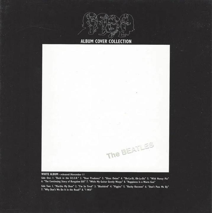Actual product image The Beatles White Album Greetings Card (1 x)
