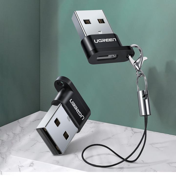 Productafbeelding Ugreen USB-C naar USB-A 2.0 bluetooth adapter (zwart) (USB 2.0, USB 3.1)