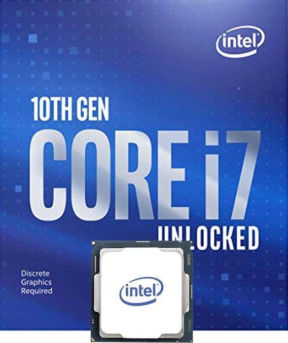 Actual product image Intel Core i7-10700KF (LGA 1200, 3.80 GHz, 8 -Core)