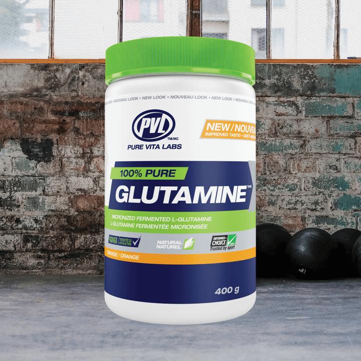 Actual product image PVL 100% Pure Glutamine (Orange, 1 pcs., 480 g)