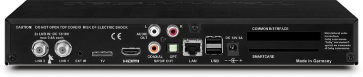 Produktbild TechniSat DIGIT ISIO S2, schwarz (0.00 GB, DVB-S2, CI+-Schacht)