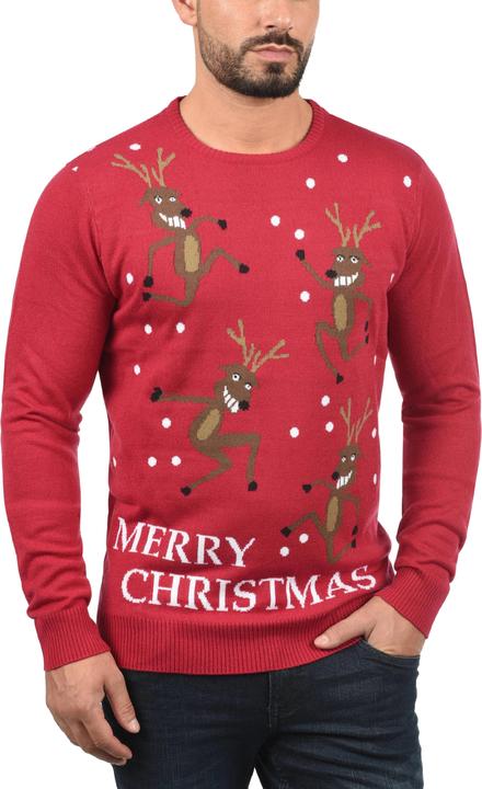 Image du produit Blend Rudolph Pull En Maille De Noël Pull-Over Tricot Pour Homme Avec Encolure Rond (XXL)