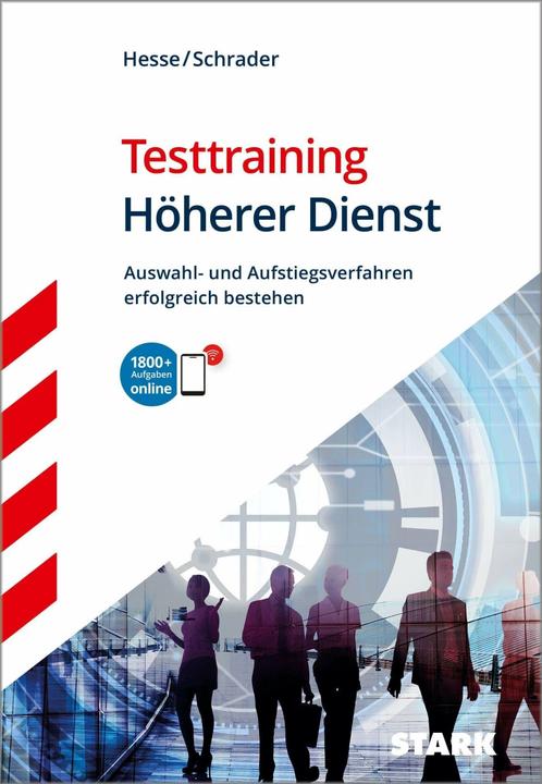 Actual product image Testtraining Höherer Dienst (German, Jürgen Hesse, Hans-Christian Schrader, 2020)