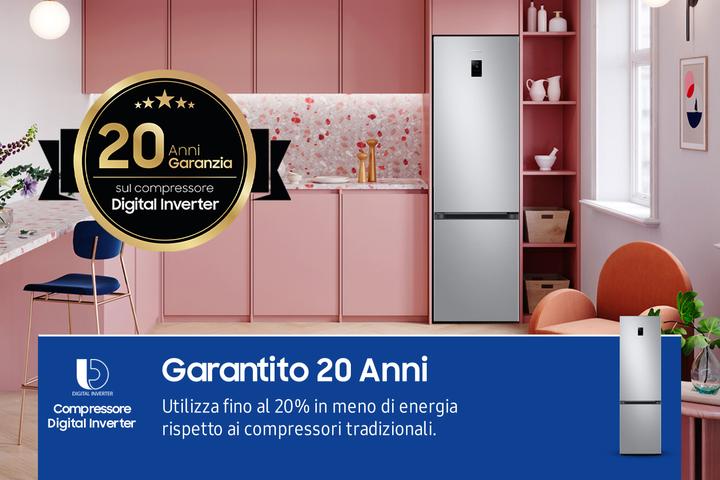 Immagine prodotto Samsung RB38C672CSA frigorifero Combinato EcoFlex AI Libera installazione con congelatore Wifi 2m 39 (390 l)