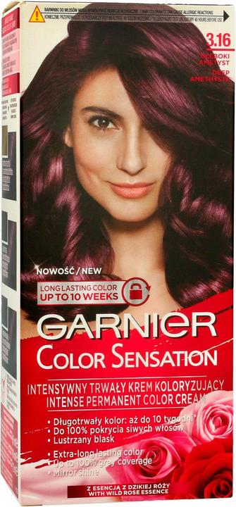 Produktbild Garnier Color Sensation Hair Dye 3.16 Deep Amethyst (3.16 Deep Amethyst)