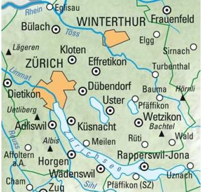 Produktbild Velokarte Zürich