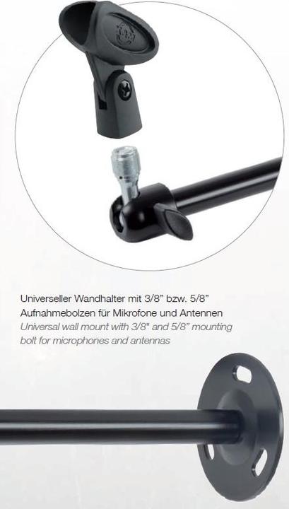Produktbild K&M Universal-Wandhalter