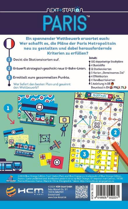 Produktbild HCM Kinzel Next Station Paris (Deutsch, Englisch)