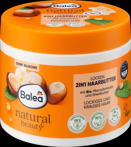 Produktbild dm Balea Natural Beauty 2in1-Haarbutter Locken (300 ml)