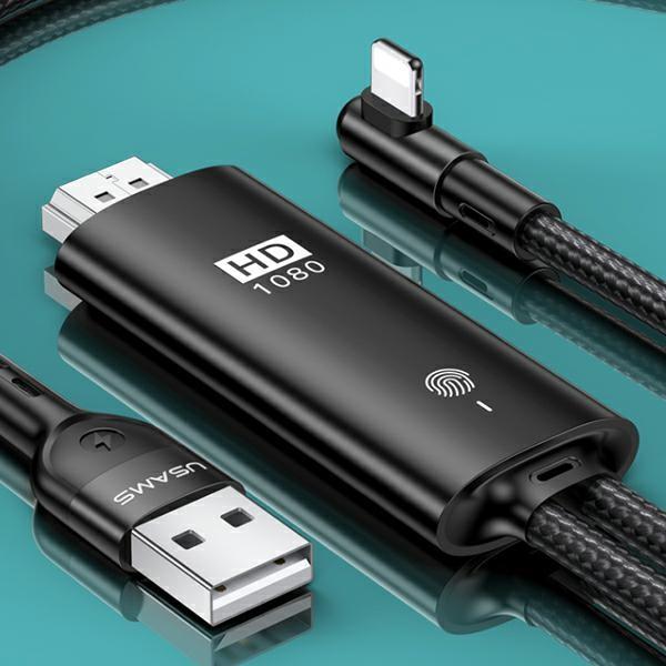 Produktbild Usams Lightning - Lightning USB cable, 2 m black (SJ442HD01) (2 m)