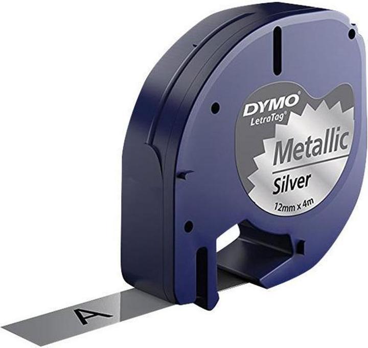 Produktbild Dymo S0721800 LetraTag 3er Set (1.20 cm, Weiss, Gelb, Silber)