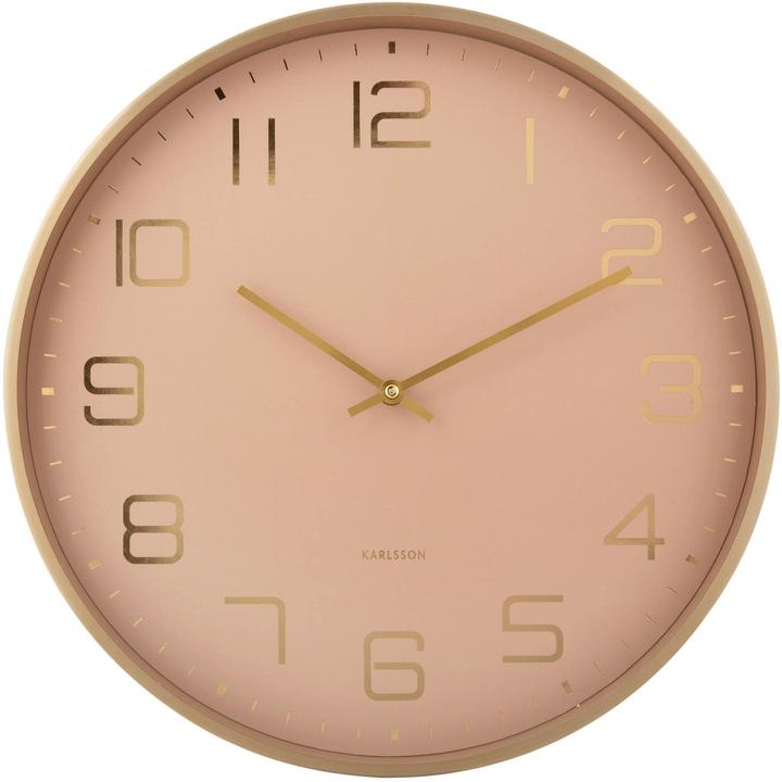 Actual product image Karlsson Wall clock Elegance Glow Soft brown (40 cm)