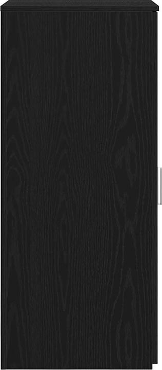 Image du produit VidaXL Armoire de stockage noire 40x45x103,5 cm Armoire en bois composite Armoire de classement