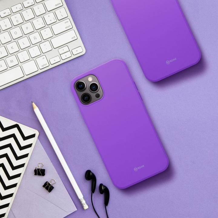 Actual product image Roar Back panel cover case COLORFUL JELLY for SAMSUNG A16 5G purple (Samsung Galaxy A16 5G)